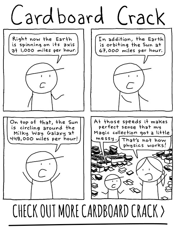 New Cardboard Crack comic every Monday!