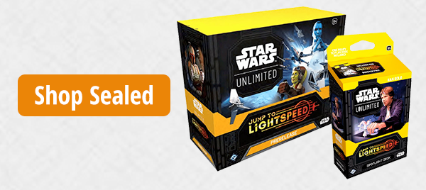 Shop SWU Jump to Lightspeed sealed today!