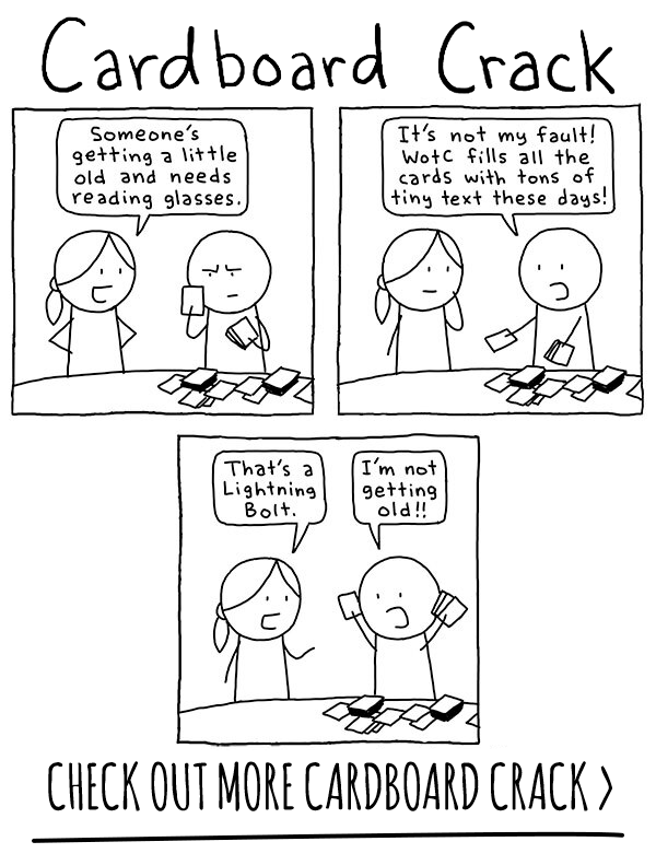 New Cardboard Crack comic every Monday!