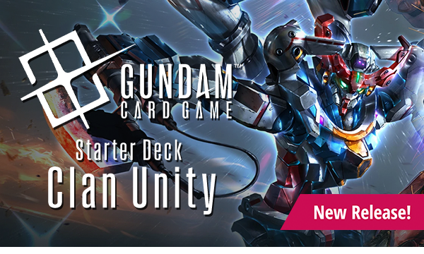New Release! Gundam Card Game Clan Unity Starter Deck available now!