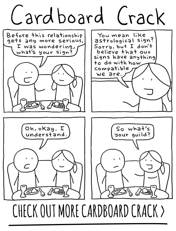 New Cardboard Crack comic every Monday!
