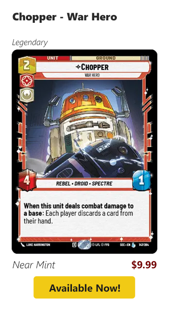 Chopper - War Hero is available for $9.99!