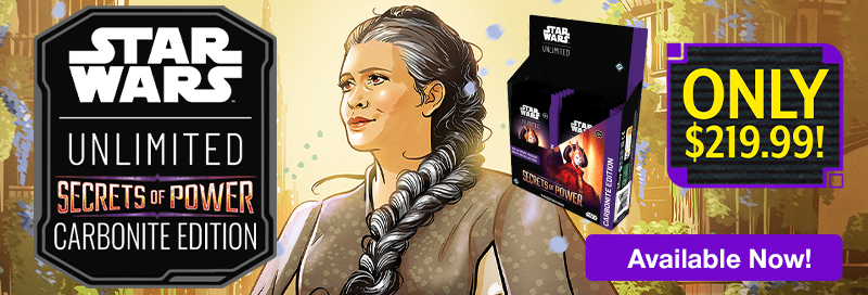 SWU Secrets of Power - Carbonite Edition available for $219.99!