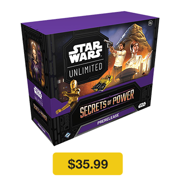 SWU Secrets of Power - Prerelease Kit is available for $35.99!