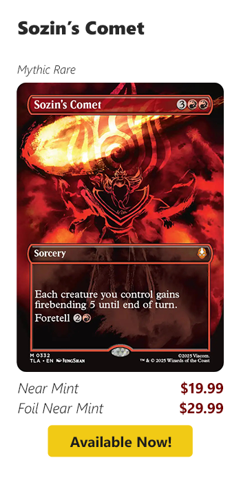 Sozin's Comet is available for as low as $19.99!