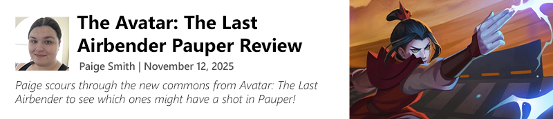 Read The Avatar: The Last Airbender Pauper Review by Paige Smith now!