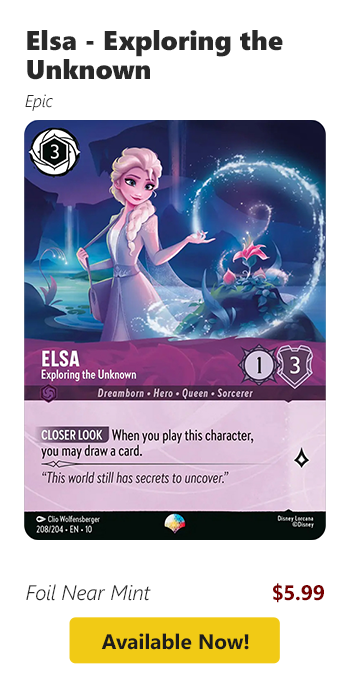 Elsa - Exploring the Unknown is available for $5.99!