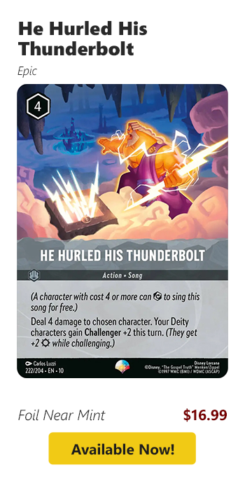 He Hurled His Thunderbolt is available for $16.99!