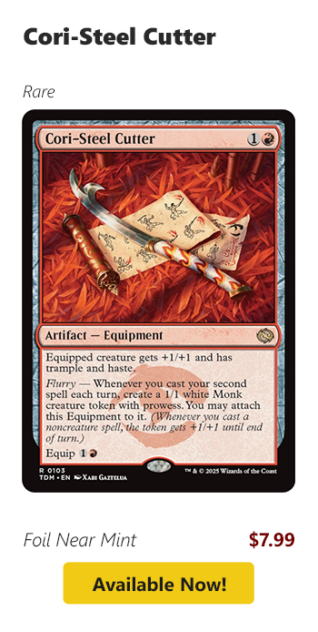 Cori-Steel Cutter is available for $7.99!