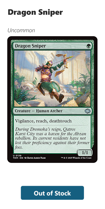 Dragon Sniper is currently out of stock.