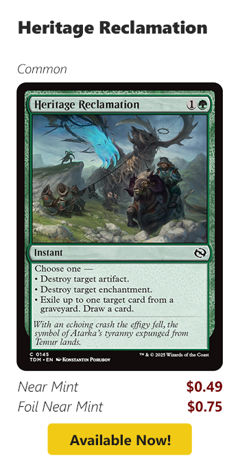 Heritage Reclamation is available for as low as $0.49!