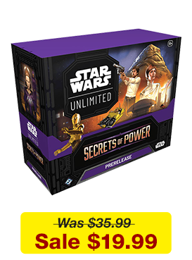 Star Wars: Unlimited - Secrets of Power - Prerelease Kit available for $19.99!