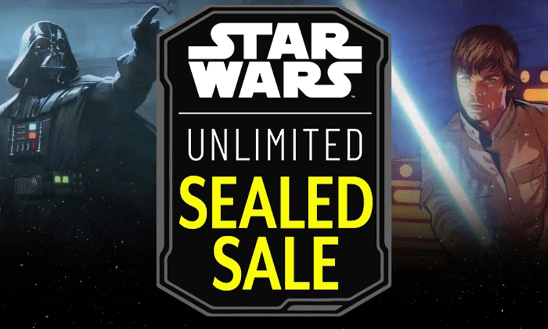 Shop Star Wars: Unlimited Sealed Sale now!