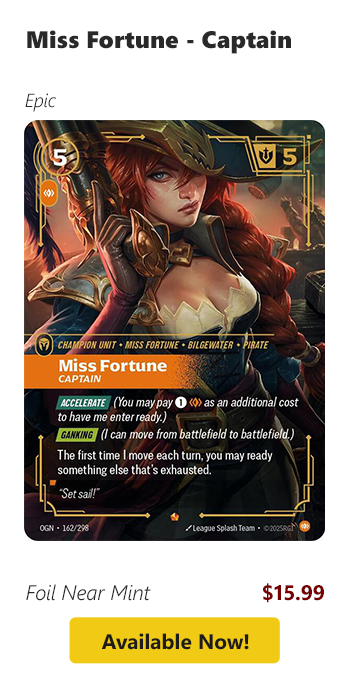 Miss Fortune - Captain is available for $14.99!