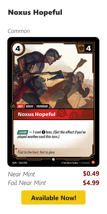 Noxus Hopeful is available for as low as $0.49!