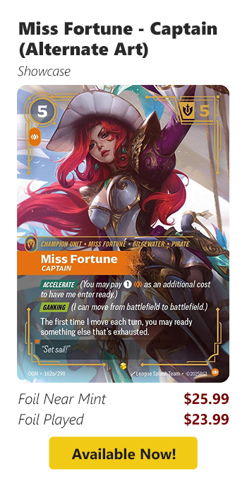 Miss Fortune - Captain (Alternate Art) is available for as low as $23.99!