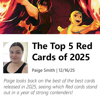 Read The Top 5 Red Cards of 2025 by Paige Smith now!