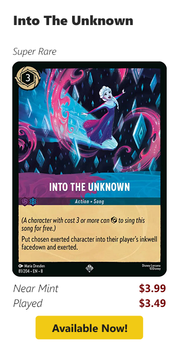 Into The Unknown is available for as low as $3.49!