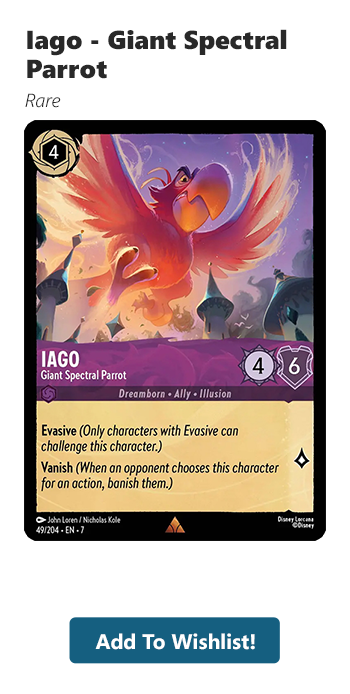 Sign up for a Iago - Giant Spectral Parrot restock alert!