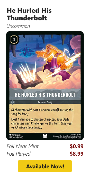 He Hurled His Thunderbolt is available for $0.99!