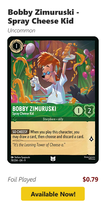 RBobby Zimuruski - Spray Cheese Kid is available for $0.49!