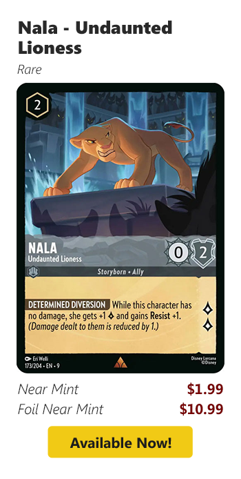 Nala - Undaunted Lioness is available for as low as $1.99!