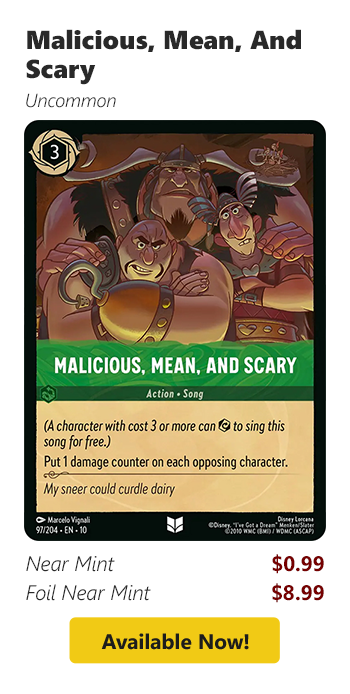 Malicious, Mean, And Scary is available for as low as $0.99!