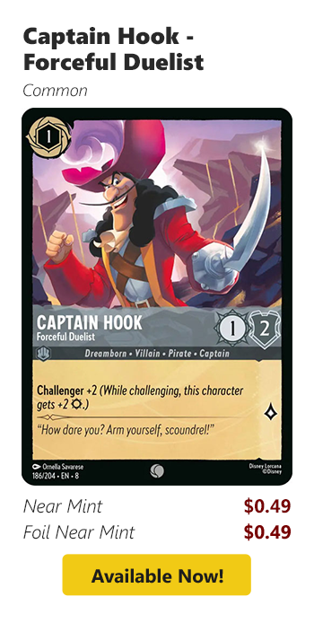 Captain Hook - Forceful Duelist is available for $0.49!
