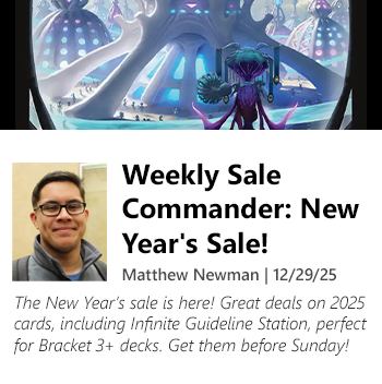 Read Weekly Sale Commander: New Year's Sale! by Matthew Newman now!