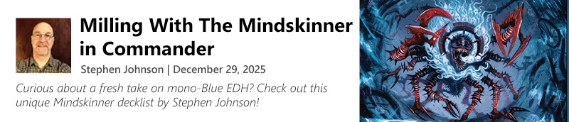 Read Milling With The Mindskinner in Commander by Stephen Johnson now!