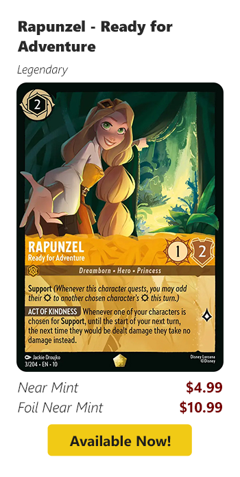 Rapunzel - Ready for Adventure is availale for as low as $4.99!