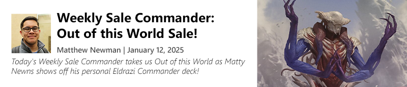 Read Weekly Sale Commander: Out of this World Sale by Matthew Newman today!