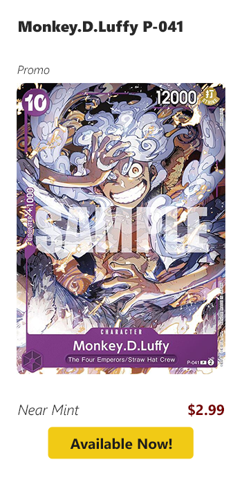 Monkey.D.Luffy P-041 is available for $1.49 today!