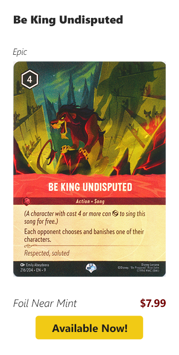 Be King Undisputed is available for $7.99 today!