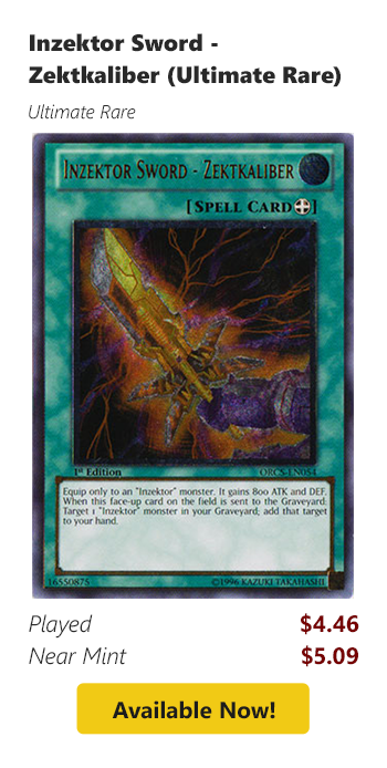 Inzektor Sword - Zektkaliber (Ultimate Rare) is available for as low as $4.46!