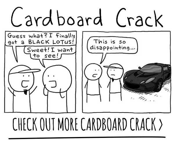 New Cardboard Crack comic every Wednesday!