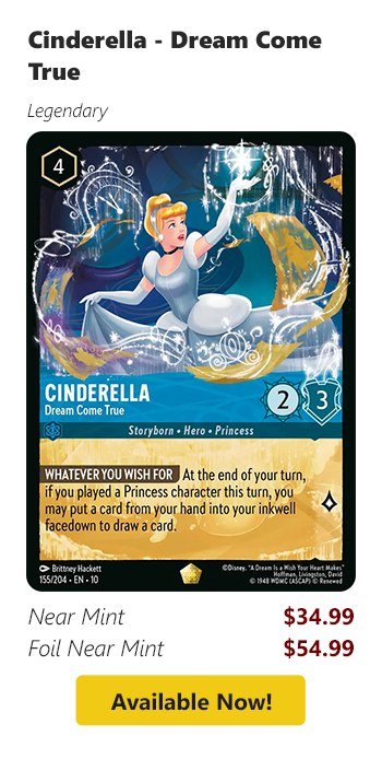 Cinderella - Dream Come True is available for as low as $34.99!