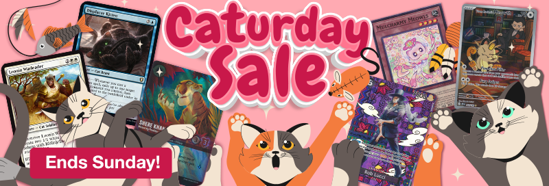 Caturday Sale ends Sunday!