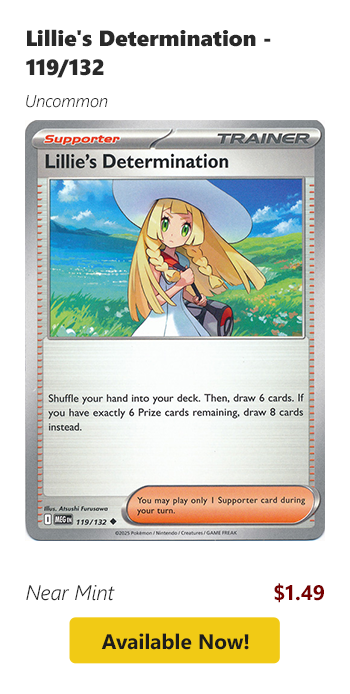Lillie's Determination - 119/132 is available for $1.49 today!