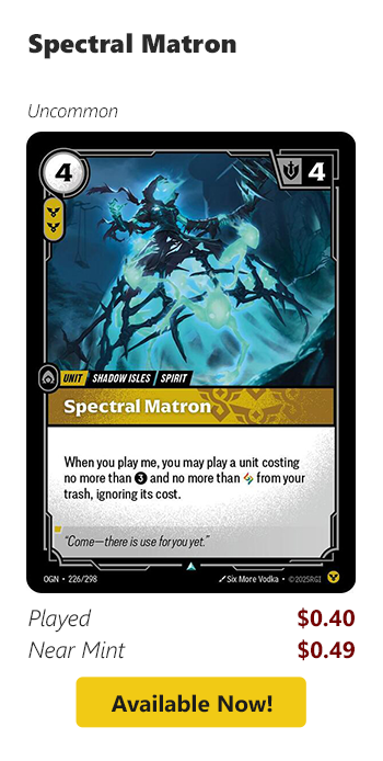 Spectral Matron is available for as low as $0.40 today!