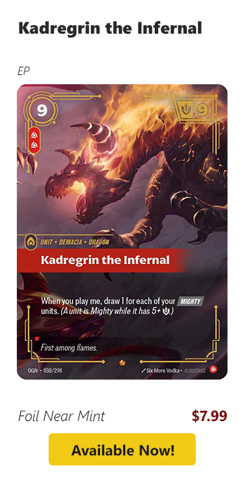 Kadregrin the Infernal is available for $7.99 today!