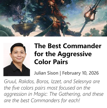 Read The Best Commander for the Aggressive Color Pairs by Julian Sison now!