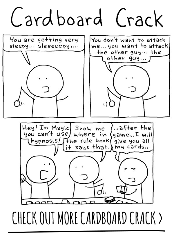 New Cardboard Crack comic every Wednesday!