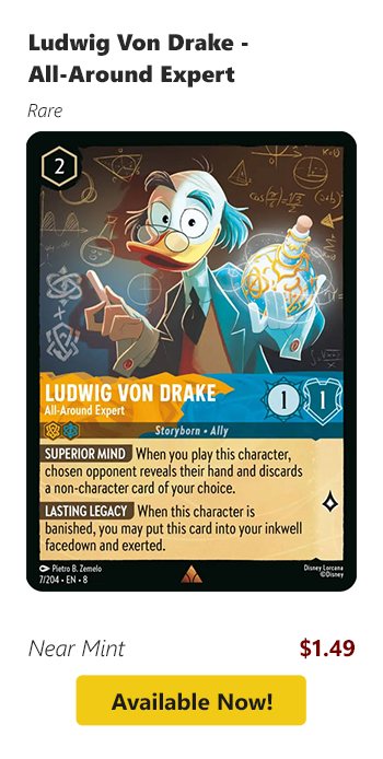 Ludwig Von Drake - All-Around Expert is available for $1.49 today!