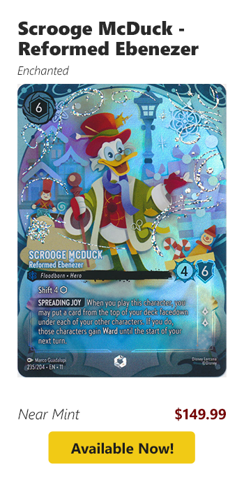 Scrooge McDuck - Reformed Ebenezer is available for $149.99!