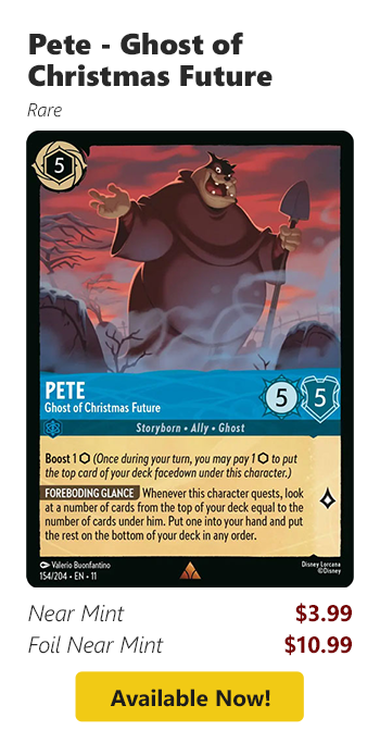 Pete - Ghost of Christmas Future is available for $3.99!