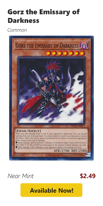 Gorz the Emissary of Darkness is available for $2.49 today!