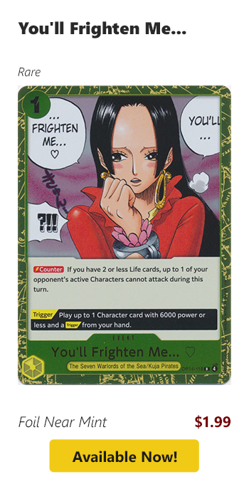 You'll Frighten Me... is available for $1.99 today!