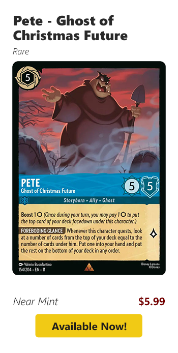 Pete - Ghost of Christmas Future is available for $5.99 today!