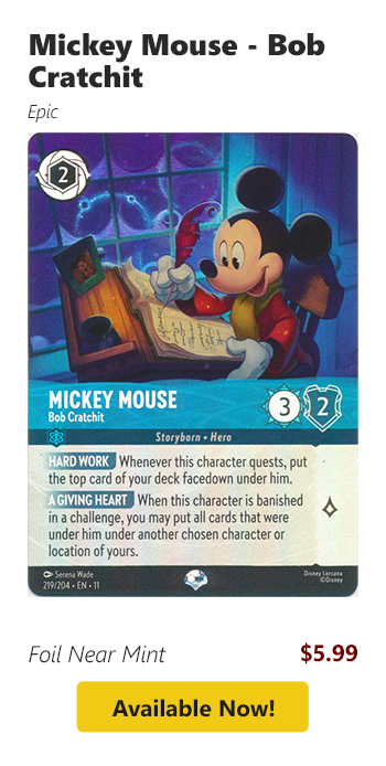 Mickey Mouse - Bob Cratchit is available for $5.99 today!